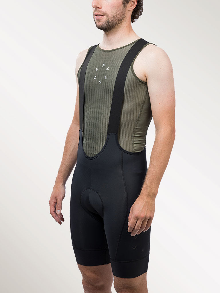 Black cycling bib shorts sale